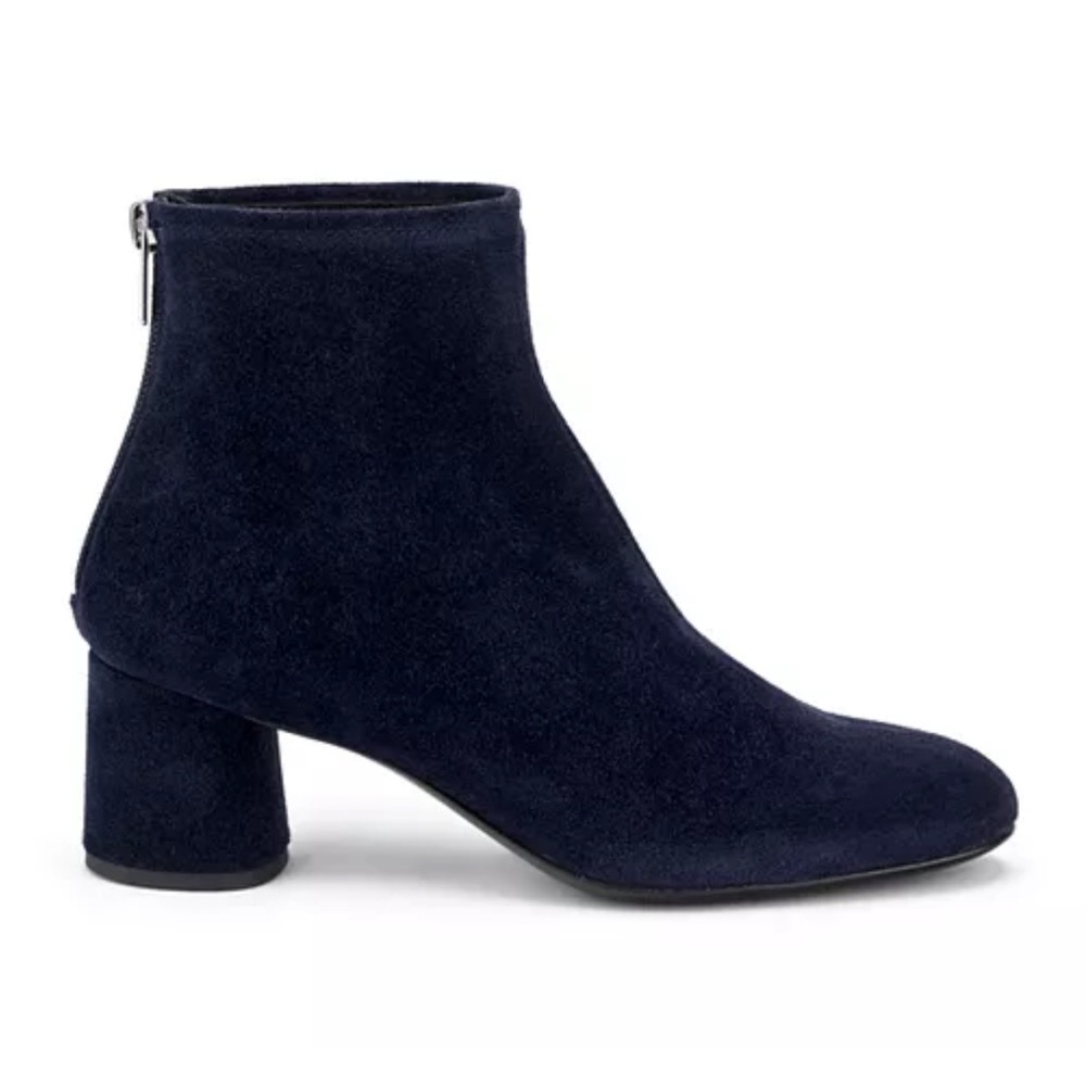 AGL Navy Suede Olga Boot